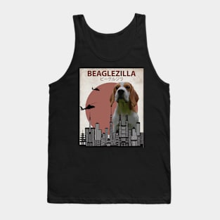 Beaglezilla - Giant Beagle Dog Monster Tank Top